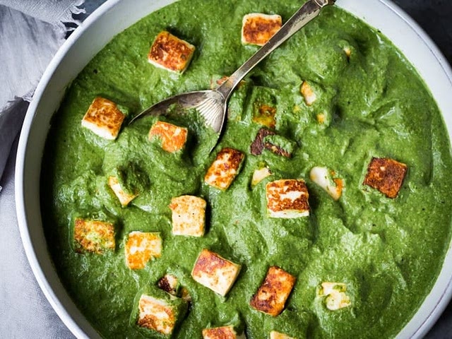 I always get a surprised reaction when I make lentil sloppy joes because it tastes so much like the meat version. Also, I'm not sure if people are surprised that it's vegetarian, but the palak paneer recipe I use is always a crowd pleaser! There are never leftovers.