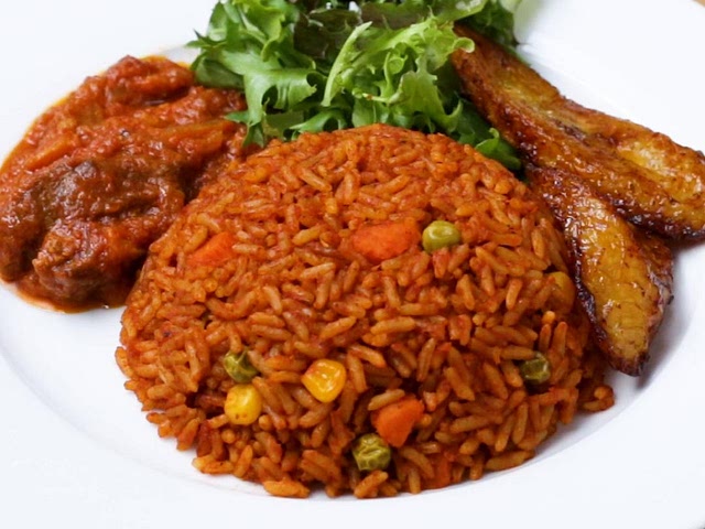 I don’t know that much about the different cuisines of Africa’s over 60 distinct countries. However, jollof—similar to Indian Biryani and New Orleans Jambalaya—is common across West Africa.