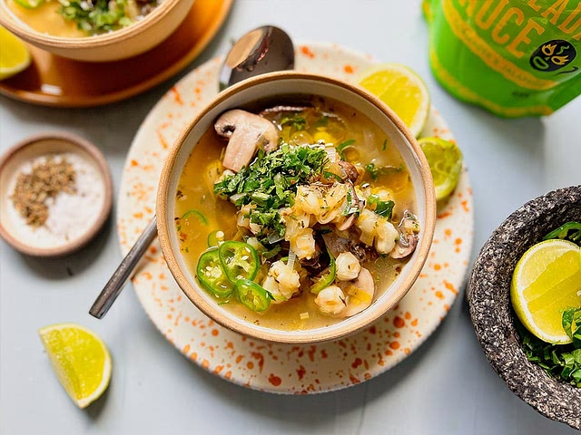 Have you tried our Vegan Pozole?