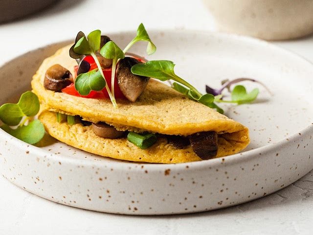 This is a tasty recipe too and wouldn’t be difficult to do with a portable burner and cast iron skillet. Also good for a nice Sunday brunch at home.