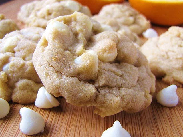 I really like these. I used fresh ground whole wheat flour, half the sweetener, replaced the sweetener with honey, used homemade orange ingredients, and half butter-half coconut oil. I used yogurt chips made with evaporated cane juice. Some times we take out 1 cup of flour and use 2 cups regular rolled oats. They are a nice change from "chocolate chip"!