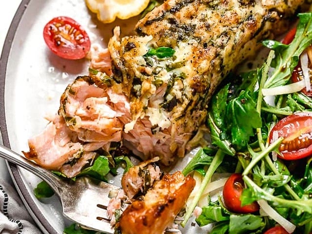 if they like salmon I am obsessed with the skinnytaste basil parmesan crusted salmon, so easy and tastes great, I follow the oven instructions

