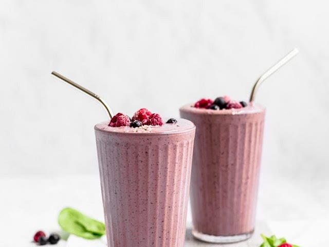 I love this smoothie and all the berry's combined!!