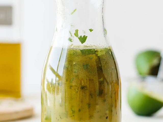 This Vinaigrette is good on many different salads. Healthy too!