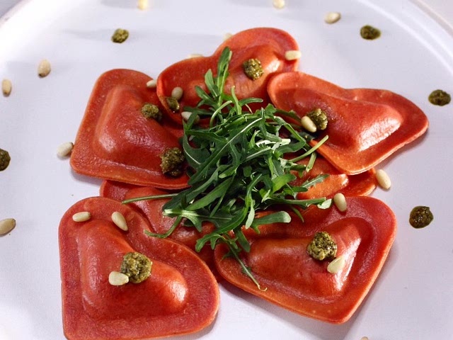 Where do I find the heart shaped raviolis?