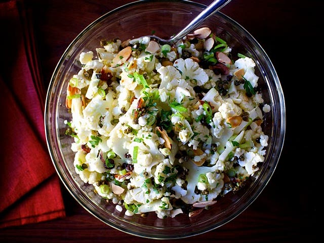 I LOVE capers!! They are used often in Italian dishes, and I love this cauliflower recipe where Deb from smitten kitchen fries them to be crunchy and briny delights!