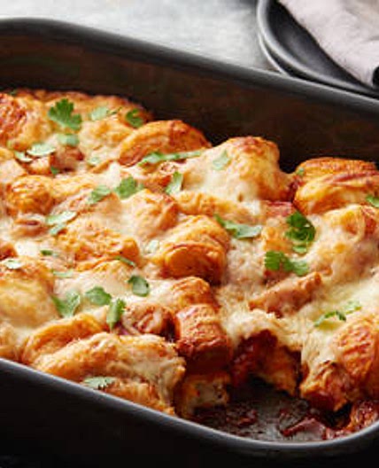 Barbecue Chicken Bubble-Up Bake