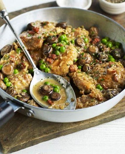 Chicken with mushrooms