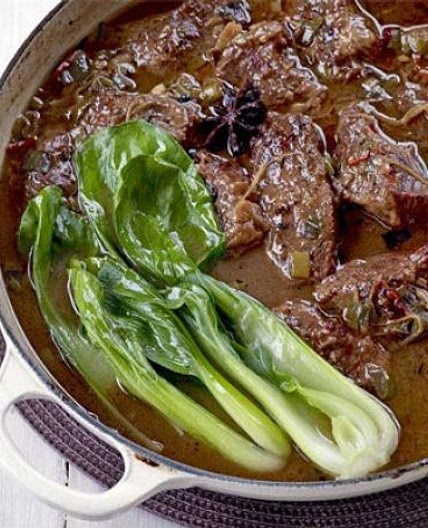 Chinese-style braised beef one-pot
