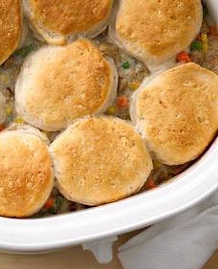 Slow-Cooker Creamy Chicken Pot Pie