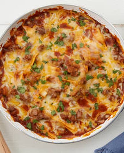20-Minute Smothered Beef Burrito Skillet
