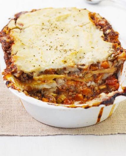 Lentil lasagne