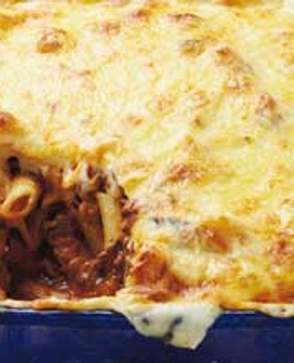 Bolognese pasta bake
