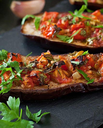 Stuffed Aubergines
