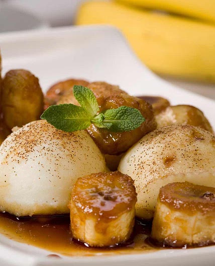 Spiced Baked Bananas