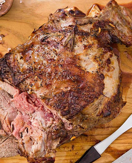 Herby Stuffed Lamb