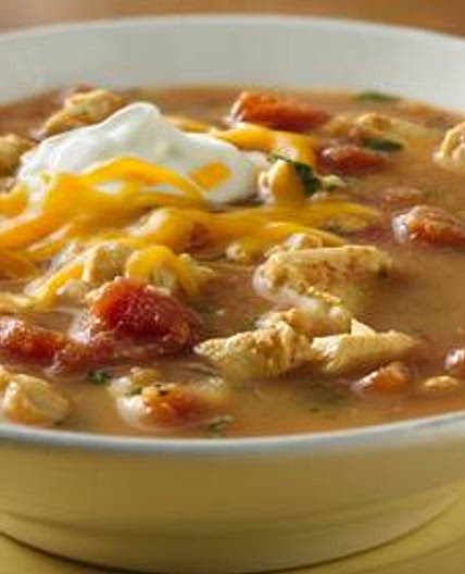 Cheesy Chicken Tortilla Soup