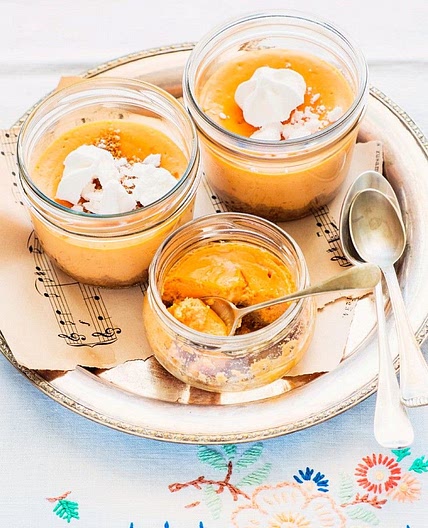 Kürbiskuchen mit Spekulatius und Ricotta