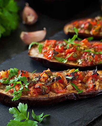 stuffed aubergines recipe | Schwartz