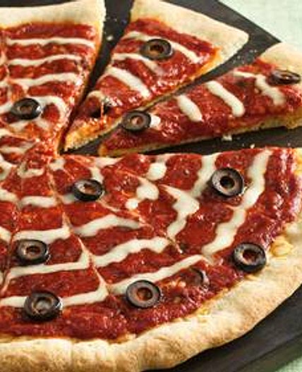Spooky Spiderweb Pizza