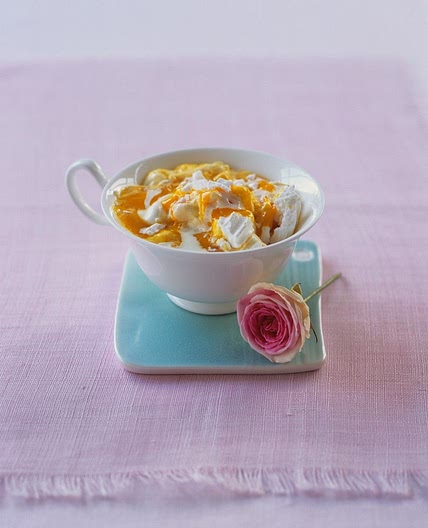 Mango and Orange Eton Mess