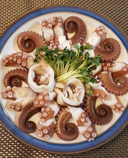 문어숙회 삶는 법 시간이 중요