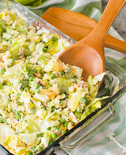 Traditional Seven Layer Salad