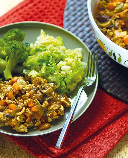 Turkey and mushroom mince