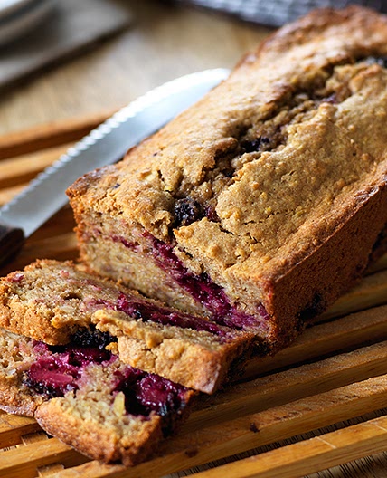 Blackberry and apple cake