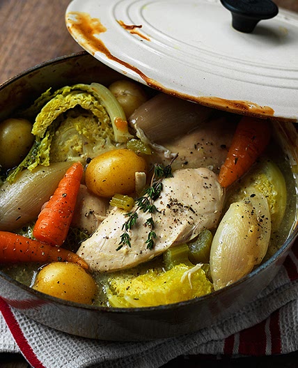 Chicken in a pot