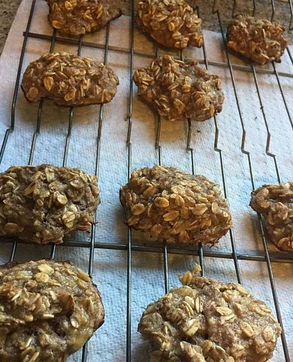 Biscuits santé aux bananes et à l’avoine