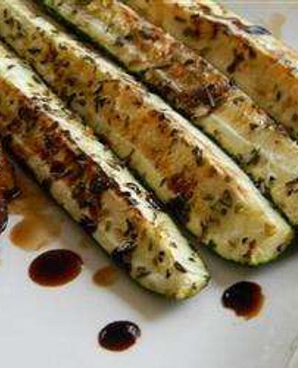 Courgette grillée balsamique