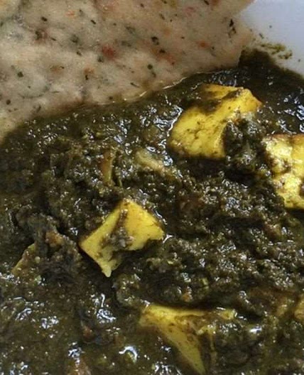 Easy palak paneer