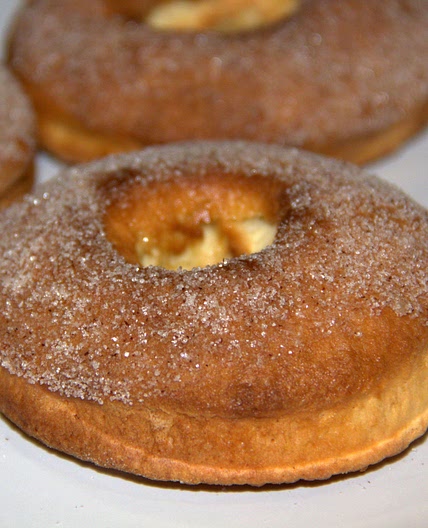 Cinnamon and Sugar Doughnuts Air Fryed