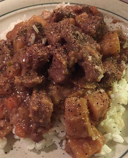 Ragoût de bœuf, à la mijoteuse