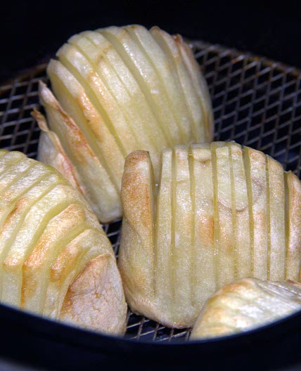 Air Fried Hasselback Potatoes