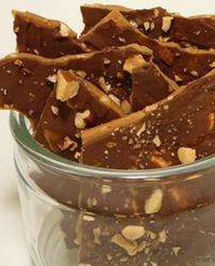 Almond and Caramel Brittle