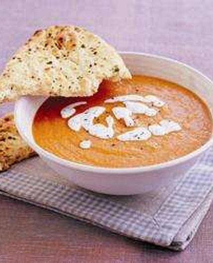 Soupe de lentilles à l'indienne