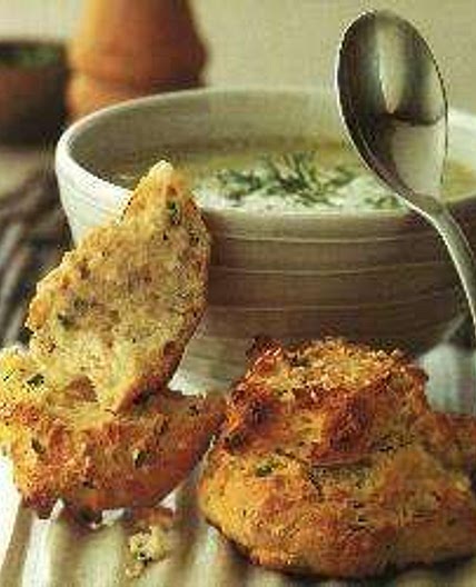 Ricotta herb scones