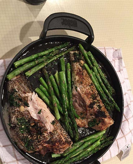 Spicy Barbecued Barramundi