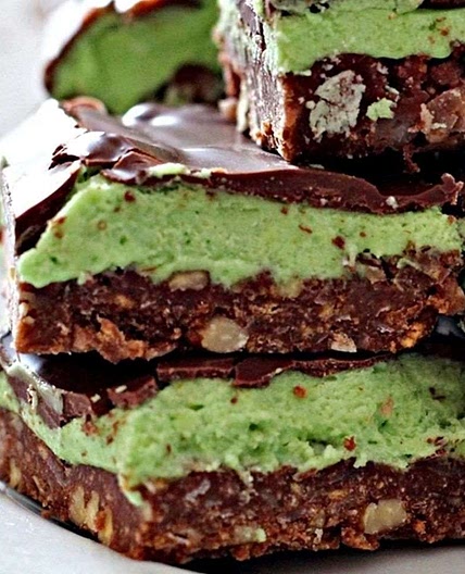 Barres nanaïmo choco-menthe