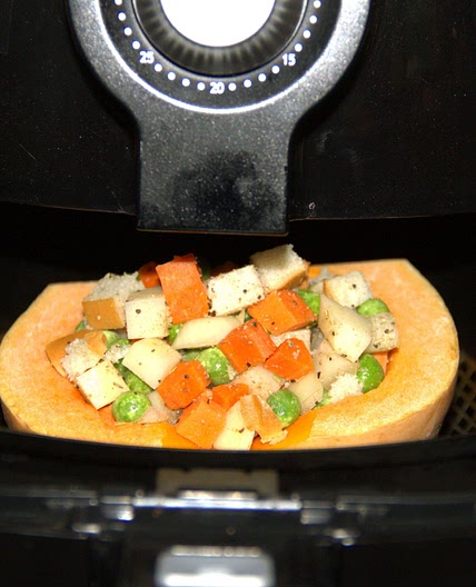 Stuffing Filled Pumpkin