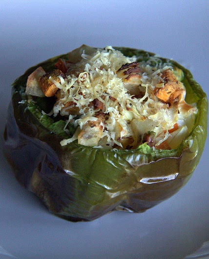 Vegan Stuffed Capsicum