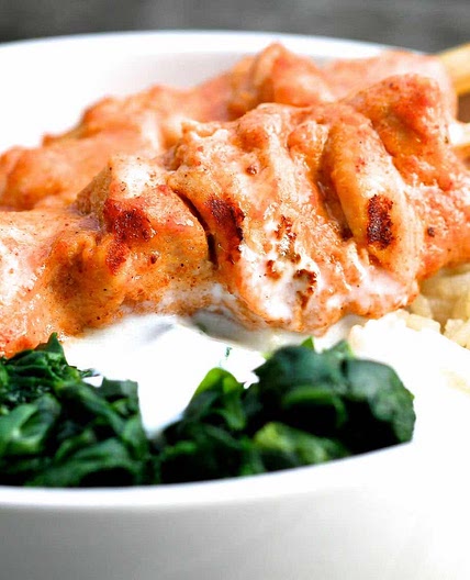 Poulet Sauce curry Tandoori