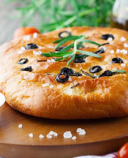 Fougasse aux olives et Herbes de Provence