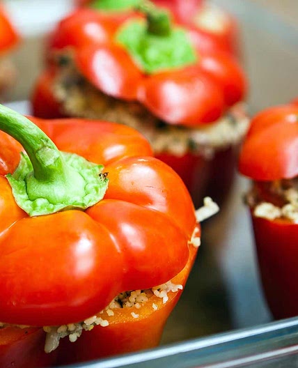 Piments farcis au chorizo