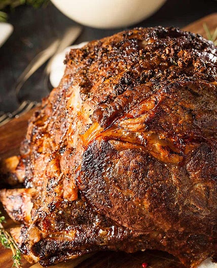 Côte de boeuf caramélisée au thym