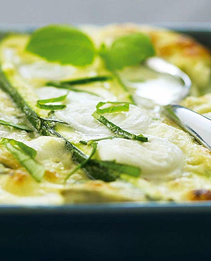 Gratin de courgettes à la provençale mozzarella et basilic
