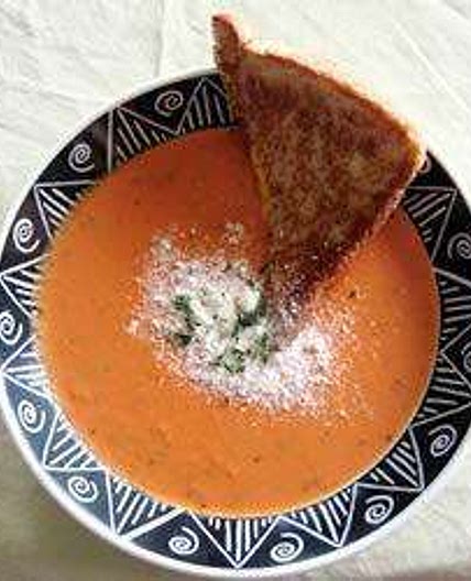Summer Tomato and Basil Soup