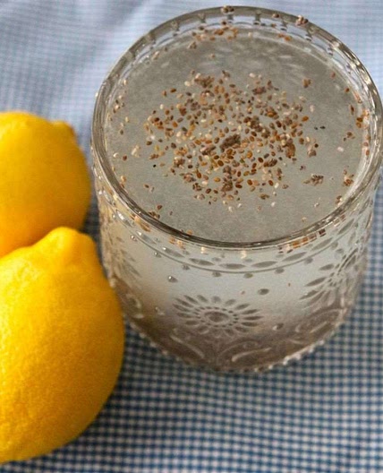 Quick and Easy Lemonade with Chia Seeds
